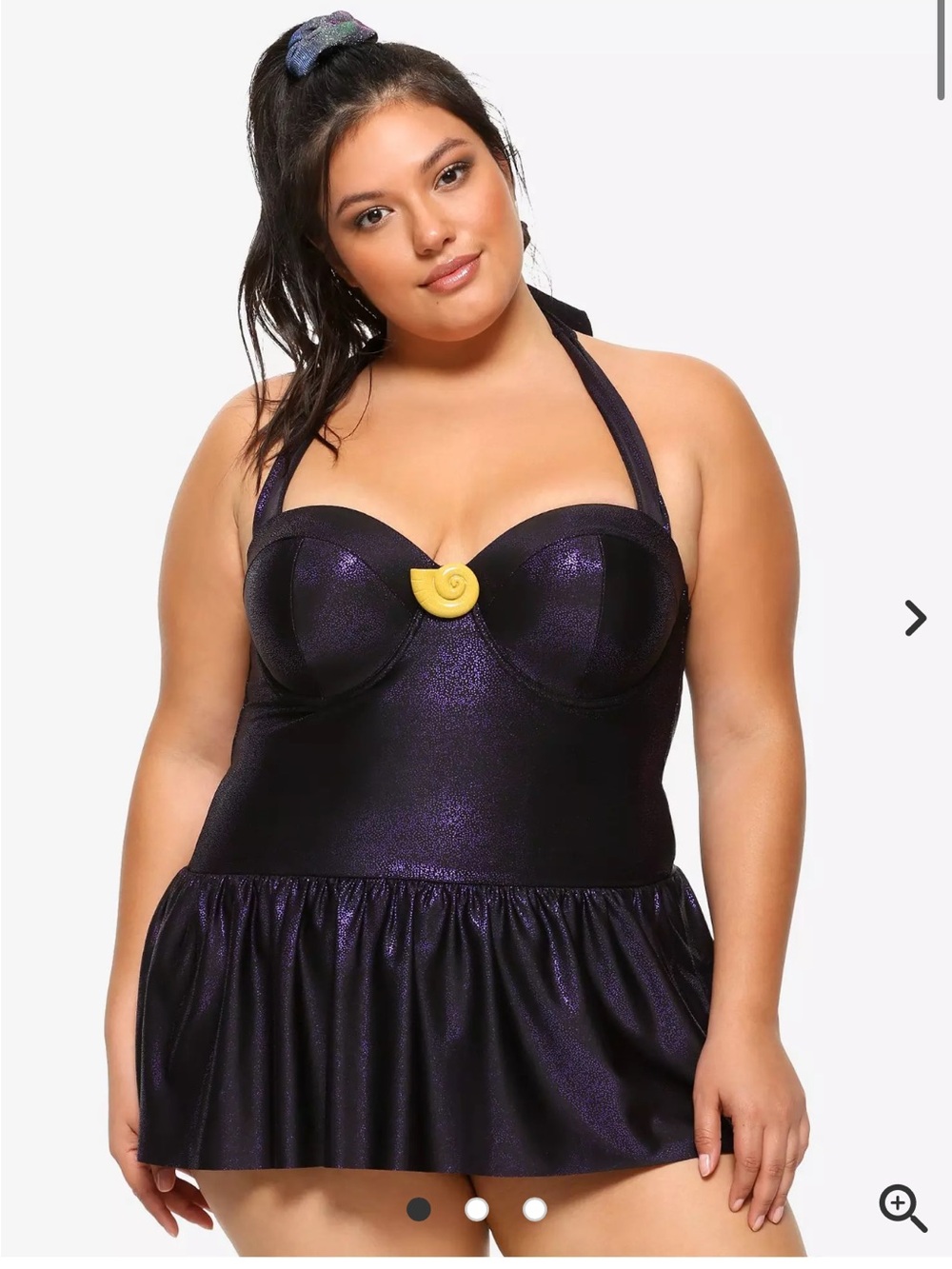Hot Topic Disney The Little Mermaid Ursula Skirted Swimsuit Plus Size- 5X